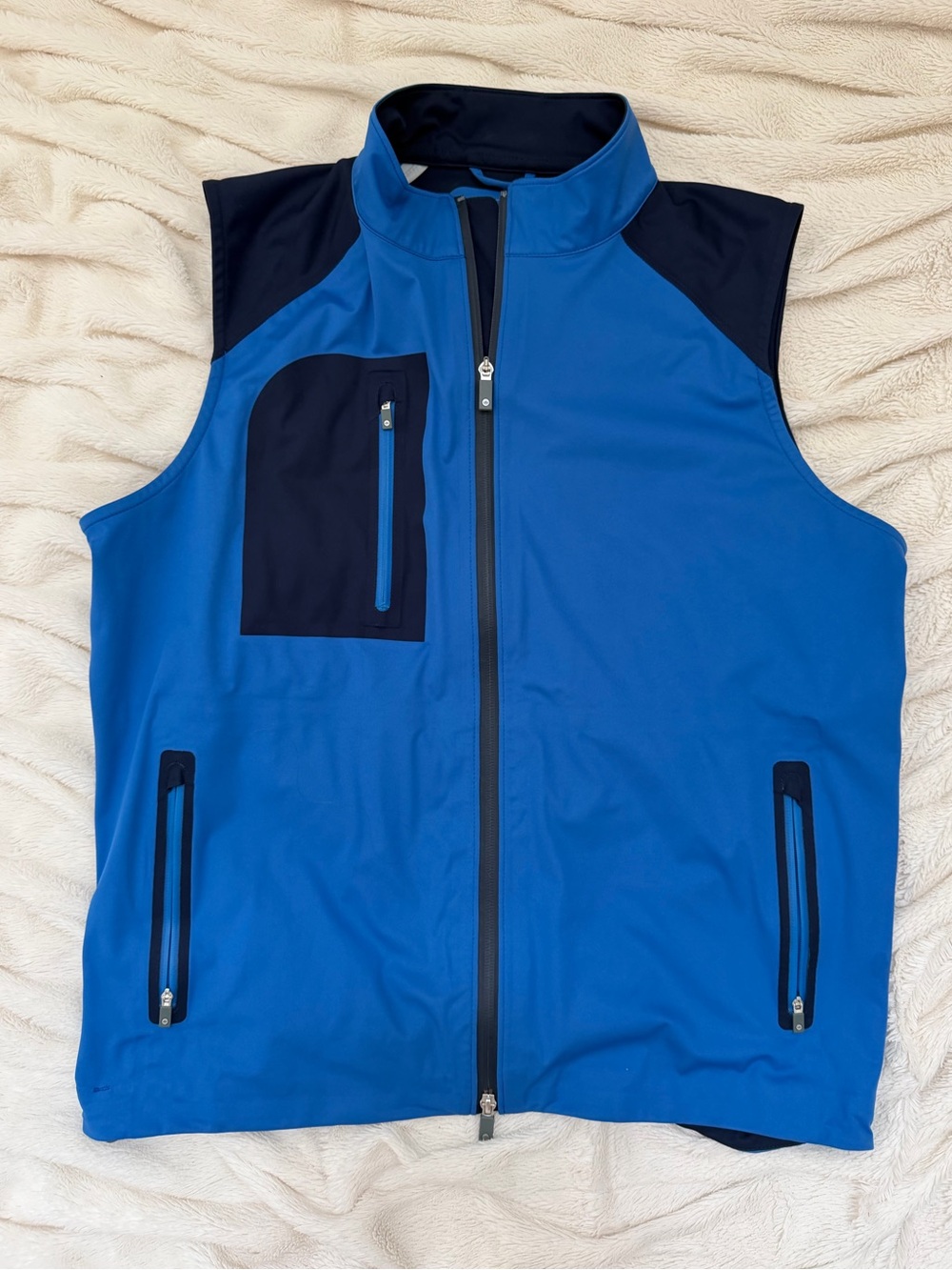 Peter Millar men’s performance vest blue Sz L
